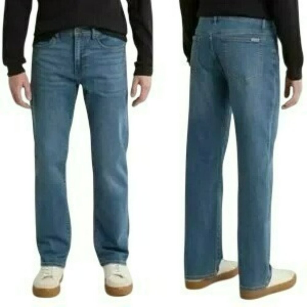 Joes Jeans Fit Time Classic Mens 34  Straight Leg Jeans Blue Peter